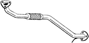 Avgasr�r in the group Exhaust parts / Exhaust muffler & kits at  Professional Parts Sweden AB (823-869)