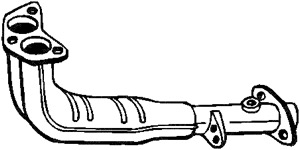 Avgasr�r in the group Exhaust parts / Exhaust muffler & kits at  Professional Parts Sweden AB (750-031)