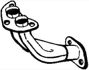 Avgasr�r in the group Exhaust parts / Exhaust muffler & kits at  Professional Parts Sweden AB (700-075)