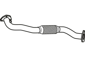 Front pipe in the group Exhaust parts / Exhaust muffler & kits at  Professional Parts Sweden AB (P10002)