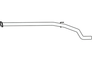 Intermediate pipe in the group Exhaust parts / Exhaust muffler & kits at  Professional Parts Sweden AB (P10010)