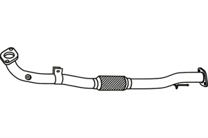 Front pipe in the group Exhaust parts / Exhaust muffler & kits at  Professional Parts Sweden AB (P10012)
