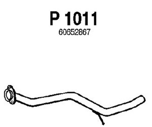 Intermediate pipe in the group  at  Professional Parts Sweden AB (P1011)