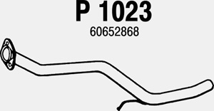 Intermediate pipe in the group  at  Professional Parts Sweden AB (P1023)