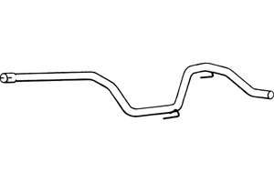 Intermediate pipe in the group  at  Professional Parts Sweden AB (P1028)