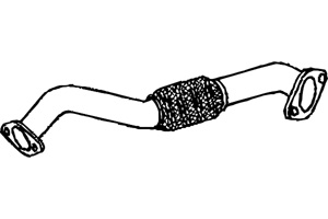 Intermediate pipe in the group  at  Professional Parts Sweden AB (P1031)