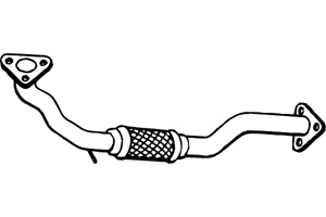 Front pipe i gruppen Tillflligt dolda artiklar hos  Professional Parts Sweden AB (P1034)