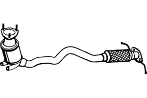 Catalytic converter in the group  at  Professional Parts Sweden AB (P106CAT)