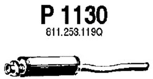 Intermediate muffler in the group  at  Professional Parts Sweden AB (P1130)