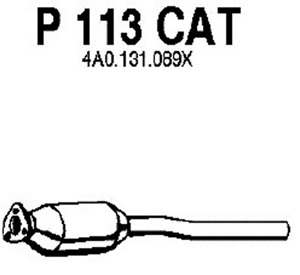 Catalytic converter in the group  at  Professional Parts Sweden AB (P113CAT)