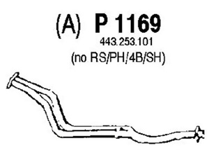 Front pipe in the group  at  Professional Parts Sweden AB (P1169)