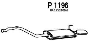 Rear muffler in the group  at  Professional Parts Sweden AB (P1196)