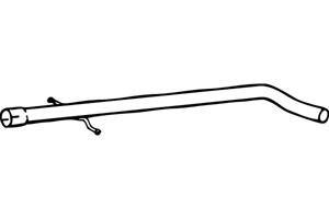Intermediate pipe in the group  at  Professional Parts Sweden AB (P1207)