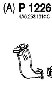 Front pipe in the group  at  Professional Parts Sweden AB (P1226)