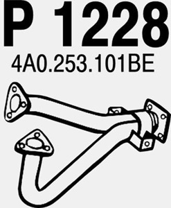 Front pipe in the group  at  Professional Parts Sweden AB (P1228)