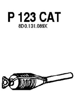 Catalytic converter in the group  at  Professional Parts Sweden AB (P123CAT)