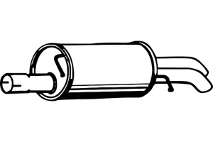 Rear muffler i gruppen Tillflligt dolda artiklar hos  Professional Parts Sweden AB (P1244)