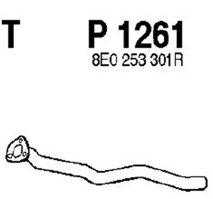 Intermediate pipe in the group  at  Professional Parts Sweden AB (P1261)