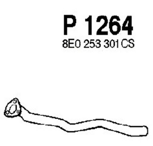 Intermediate pipe in the group  at  Professional Parts Sweden AB (P1264)