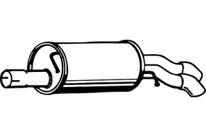 Rear muffler in the group  at  Professional Parts Sweden AB (P1269)