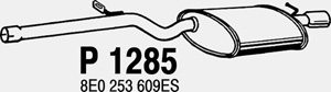 Rear muffler i gruppen Tillflligt dolda artiklar hos  Professional Parts Sweden AB (P1285)