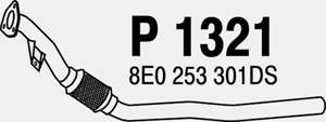 Front pipe in the group  at  Professional Parts Sweden AB (P1321)