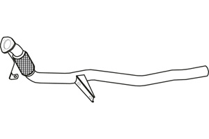 Front pipe in the group  at  Professional Parts Sweden AB (P1328)