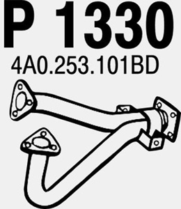 Front pipe i gruppen Tillflligt dolda artiklar hos  Professional Parts Sweden AB (P1330)