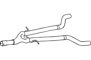 Intermediate pipe i gruppen Tillflligt dolda artiklar hos  Professional Parts Sweden AB (P1339)