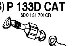 Catalytic converter i gruppen Tillflligt dolda artiklar hos  Professional Parts Sweden AB (P133DCAT)