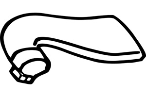 Rear pipe in the group Exhaust parts / Exhaust muffler & kits at  Professional Parts Sweden AB (P1344)