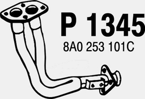 Front pipe in the group  at  Professional Parts Sweden AB (P1345)