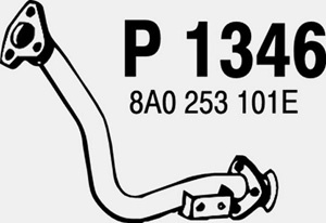 Front pipe in the group  at  Professional Parts Sweden AB (P1346)