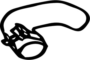 Rear pipe in the group Exhaust parts / Exhaust muffler & kits at  Professional Parts Sweden AB (P1348)