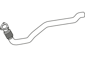 Front pipe i gruppen Tillflligt dolda artiklar hos  Professional Parts Sweden AB (P1376)