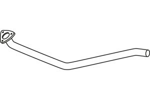 Front pipe in the group Exhaust parts / Exhaust muffler & kits at  Professional Parts Sweden AB (P14016)