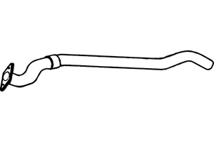 Intermediate pipe in the group  at  Professional Parts Sweden AB (P1411)