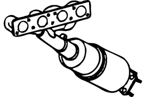 Catalytic converter i gruppen Tillflligt dolda artiklar hos  Professional Parts Sweden AB (P141CAT)