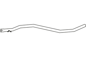 Intermediate pipe in the group Exhaust parts / Exhaust muffler & kits at  Professional Parts Sweden AB (P1443)