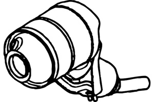 Catalytic converter in the group  at  Professional Parts Sweden AB (P146DCAT)