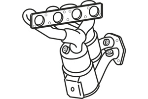 Catalytic converter i gruppen Tillflligt dolda artiklar hos  Professional Parts Sweden AB (P148CAT)