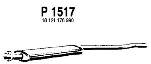 Intermediate muffler in the group  at  Professional Parts Sweden AB (P1517)