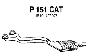 Catalytic converter in the group  at  Professional Parts Sweden AB (P151CAT)