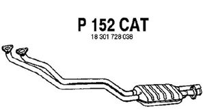 Catalytic converter i gruppen Tillflligt dolda artiklar hos  Professional Parts Sweden AB (P152CAT)