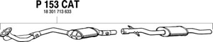 Catalytic converter in the group  at  Professional Parts Sweden AB (P153CAT)