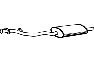 Rear muffler in the group  at  Professional Parts Sweden AB (P1593)