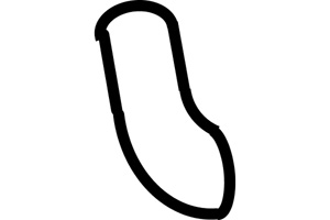 Rear pipe in the group  at  Professional Parts Sweden AB (P1619)