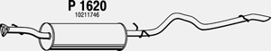 Rear muffler in the group  at  Professional Parts Sweden AB (P1620)