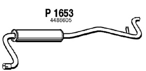 Rear muffler in the group  at  Professional Parts Sweden AB (P1653)