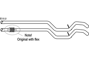 Intermediate pipe i gruppen Tillflligt dolda artiklar hos  Professional Parts Sweden AB (P1677)